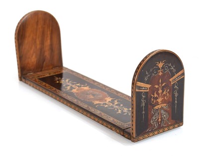 Lot 58 - A late 19th century Tunbridge and marquetry...