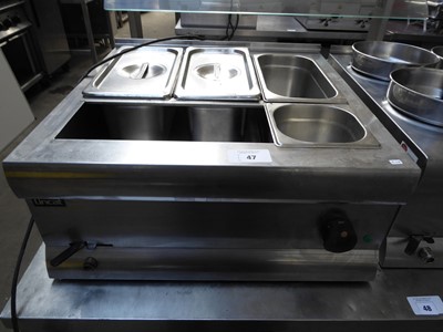 Lot 47 - 60cm electric Lincat bench top bain-marie with...