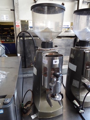Lot 61 - Mazzer Luigi Royal coffee grinder with hopper...