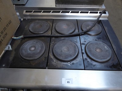 Lot 85 - 90cm electric 6 ring cooker with convection...