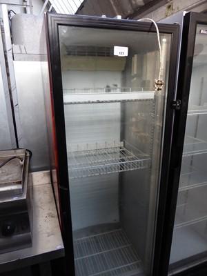 Lot 123 - 60cm Caravell single door drinks display fridge