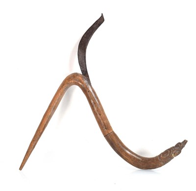 Lot 77 - A Chinese rice scythe