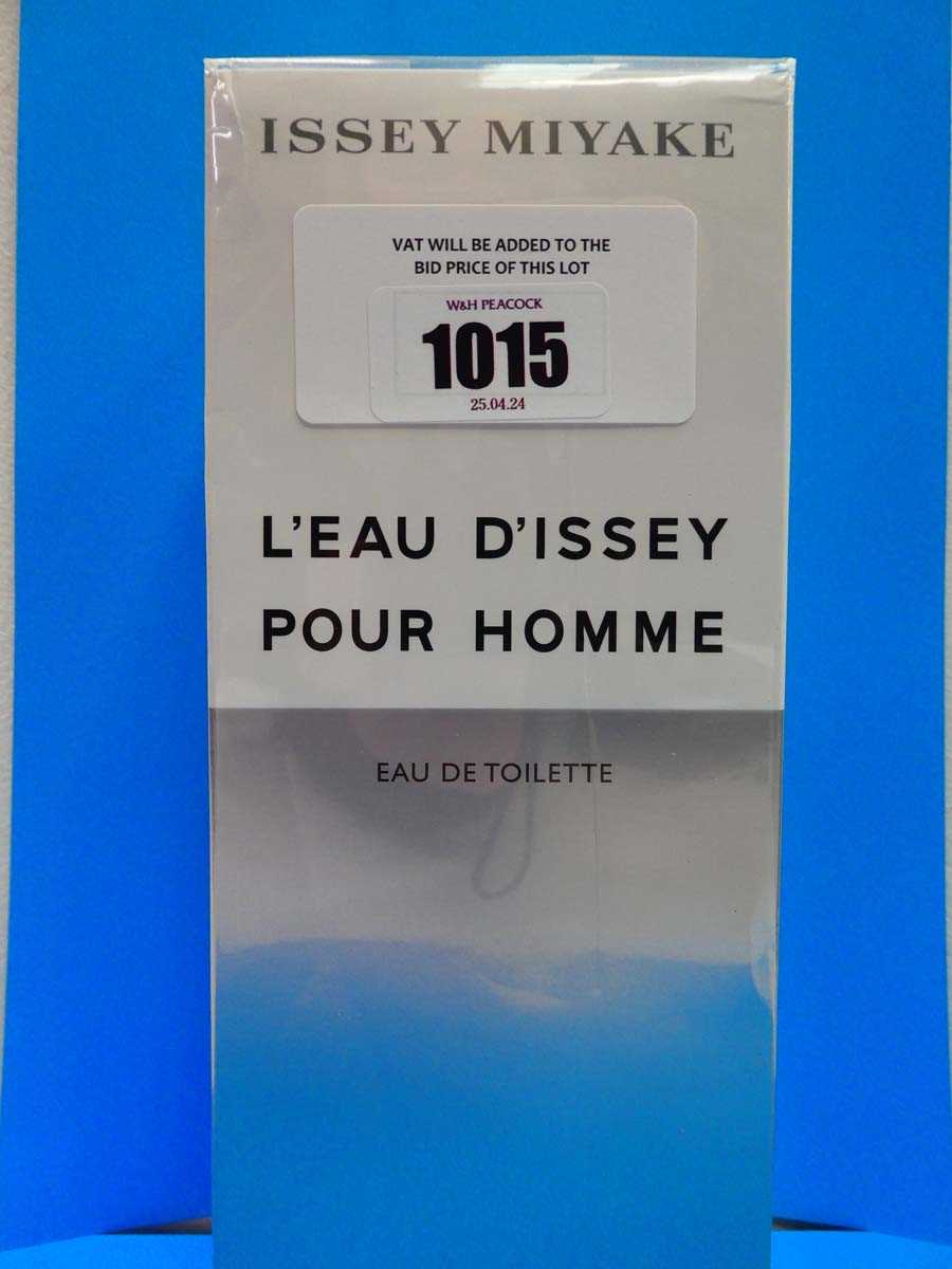 Lot 1015 - Issey Miyake L'eau D'Issey Pour Homme eau
