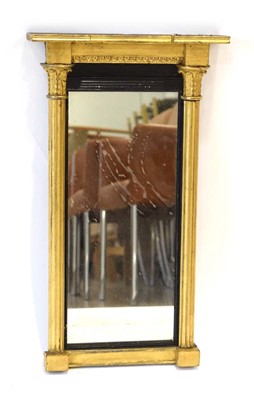 Lot 18 - A 19th century giltwood wall mirror in the...