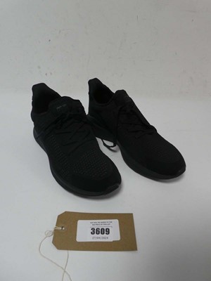 Lot 3609 - 1 x Fitflop black knit sneakers, UK 6.5