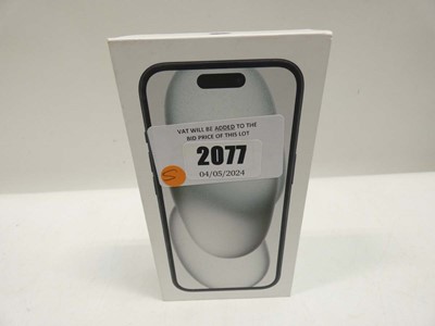 Lot 2077 - *Sealed* iPhone 15 128GB Black