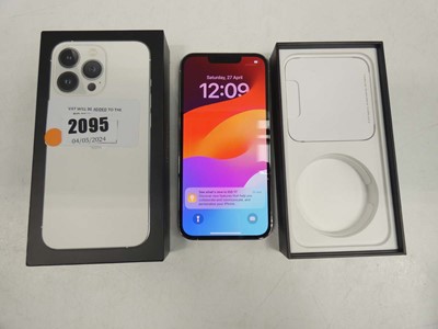 Lot 2095 - iPhone 13 Pro 128GB Silver with box