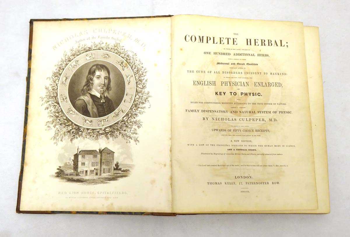 Lot 211 - The Complete Herbal by Nicholas Culpeper MD...