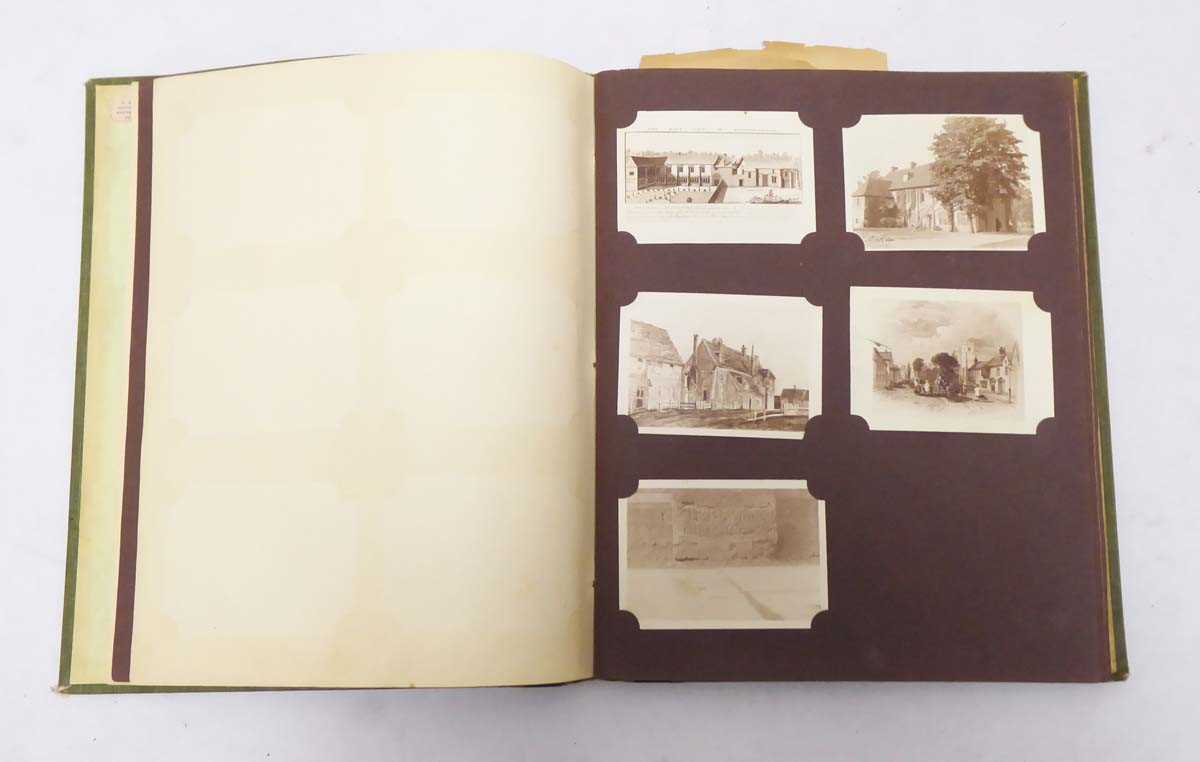 Lot 215 - Album of Old Bedford postcards and pictures....