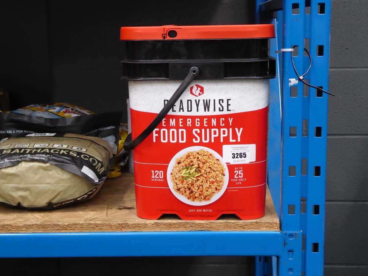 Lot 3265 Ready Wise Emergency Food Supply Box 4502