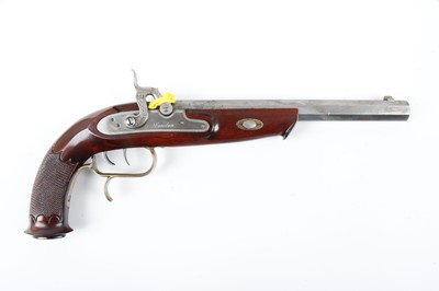 Lot 1824 - (S1) .45 Ardesa percussion target pistol, 10½...