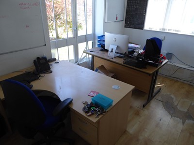 Lot 57 - The office furniture and IT equipment (in the...