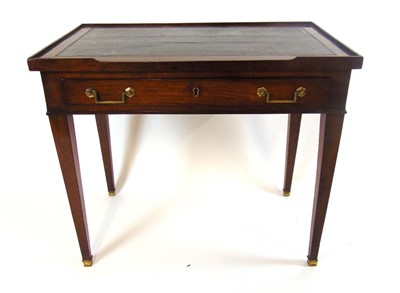 Lot 62 - An early 19th century mahogany writing table,...