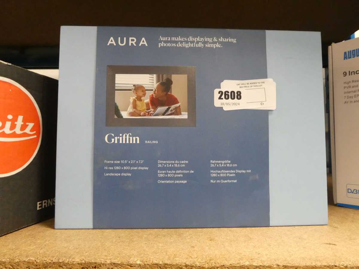 Lot 2608 Aura Griffin digital picture frame