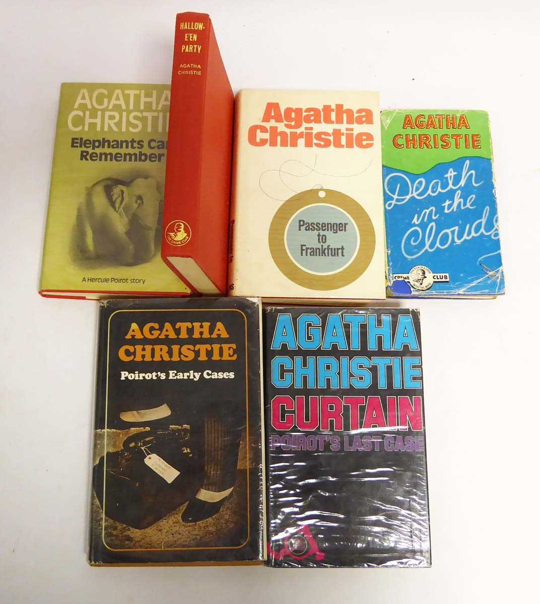 Lot 226 - Six Agatha Christie novels. Death in the...