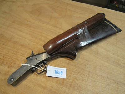 Lot 1659 - (S2) The stock, action, and forend of a 12...