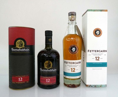 Lot 6 - 2 bottles, 1x Fettercairn 12 year old Highland...