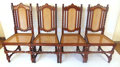 Lot 17 - Of Sri Lankan interest, a set of four teak...