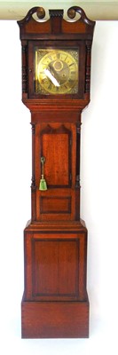 Lot 80 - An 18th century and later longcase clock, the...