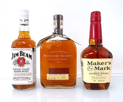 Lot 16 - 3 bottles of Kentucky Bourbon Whiskey, 1x...