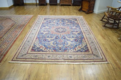 Lot 13 - A Louis de Poortere 'Ispahan' carpet, labelled,...