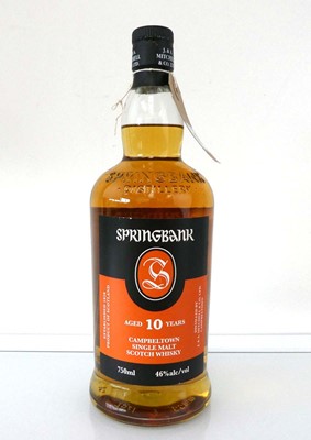 Lot 18 - A bottle of Springbank Aged 10 Years...