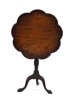 Lot 24 - A George III style mahogany occasional table,...