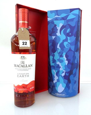 Lot 22 - A bottle of The MACALLAN A Night on Earth in...