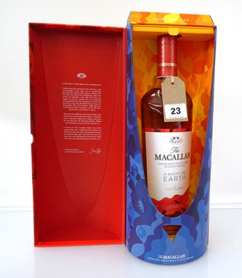 Lot 23 - A bottle of The MACALLAN A Night on Earth in...