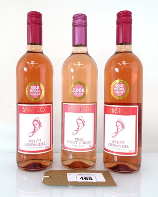 Lot 329 - 14 bottles of Barefoot Rose from California,...