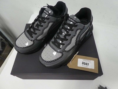 Lot Boxed pair of Flawsy One trainers, grey/black,...