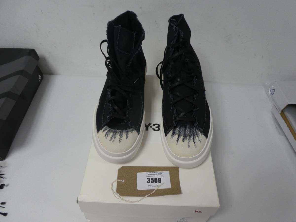 Lot 3508 - Boxed pair of Adidas Y-3 Nizza high tops,...