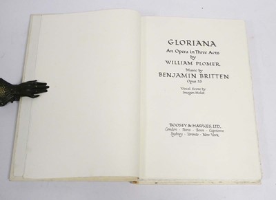 Lot 205 - Gloriana, An Opera In Three Acts by William...