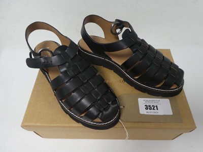 Lot Boxed pair of Anthropologie sandals, black, EU 38