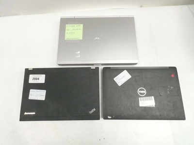 Lot 2004 - 3x laptops for spare parts; Lenovo ThinkPad...