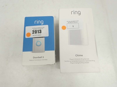 Lot 2013 - Ring Doorbell 3 with Chime