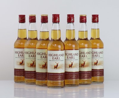 Lot 10 - 7 bottles of Highland Earl The Special Reserve...