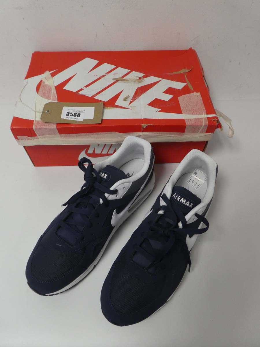 Lot 3568 - Boxed pair of Nike Air Max Ivo, blue/white, UK 13