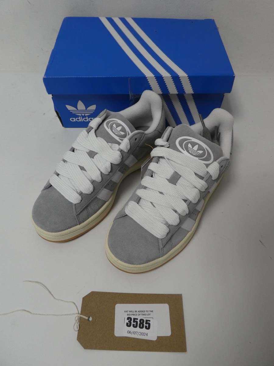 Lot 3585 - Boxed pair of men's Adidas Campus trainers,...