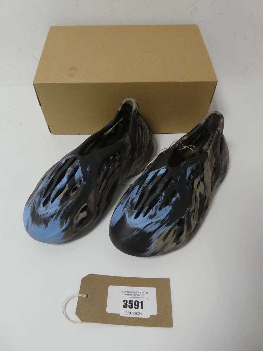 Lot 3591 - Boxed pair of Adidas YZY Foam RNR shoes,...