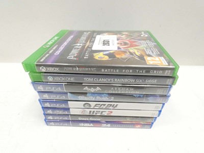 Lot 2031 - 6x PS4 games, 1x Xbox Series X game and 1x...