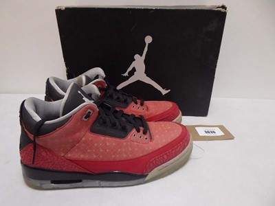 Lot Boxed pair of Nike Jordan 3 doernbecher...