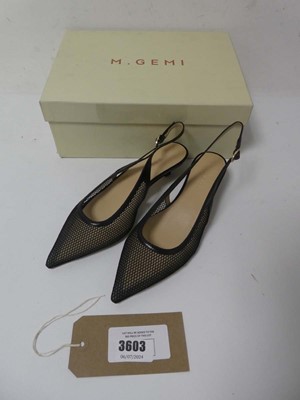 Lot Boxed pair of ladies M.GEMI shoes, black, EU 36.5