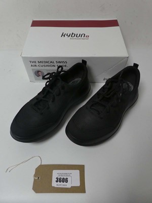 Lot Boxed pair of men's Kybun trainers, black, UK 8