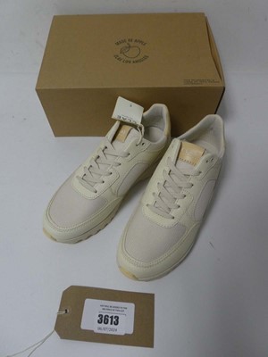 Lot Boxed pair of Clae trainers, off white, UK 5
