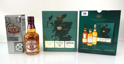 Lot 34 - 4 small bottles of Scotch Whisky, 1x 20cl The...