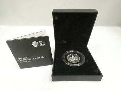 Lot 2039 - The 2013 Christopher Ironside 50p Silver Proof...