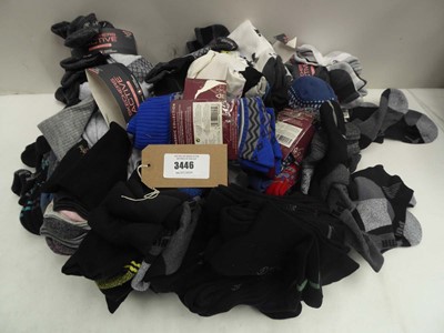 Lot Large qty of mixed men and womens socks