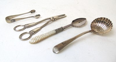 Lot 405 - A collection of silver items including...