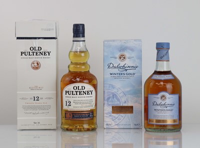 Lot 35 - 2 bottles, 1x Dalwhinnie Winter's Gold...